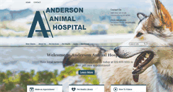 Desktop Screenshot of andersonanimalhospital.org